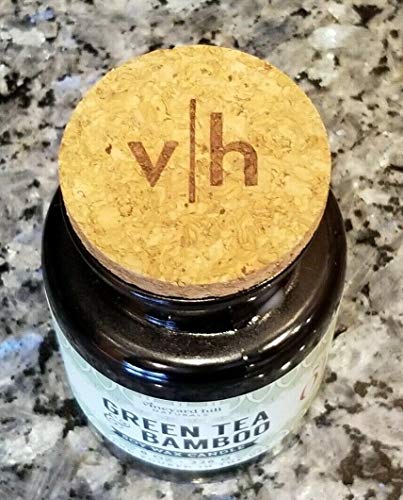 Vineyard Hill Naturals Green Tea & Bamboo Soy Wax Candle #TOP1