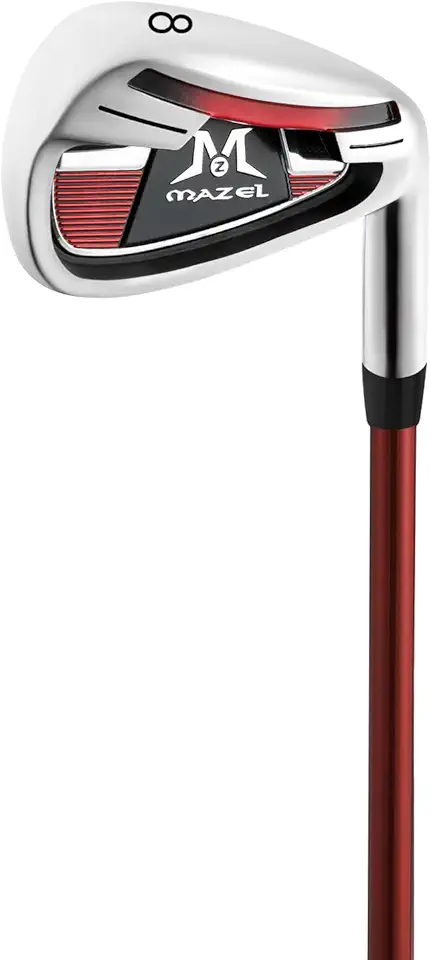 MAZEL Conjunto completo de tacos de golfe masculino de 12 peças ou tacos de golfe individuais - Driver de titânio, #3,5 Fairway Wood,híbrido,#4,5,6,7,8,9 Iron & Pitching Wedge, Golf Putter