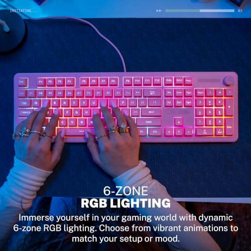 Teclado Gamer Nightfall Gaming Keyboard USB-A RGB miniatura 4