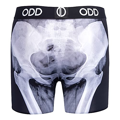 Odd Sox, X Ray, Men's Boxer Briefs, Funny Skeletal Bone Print Underwear2