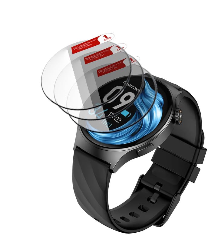DAFFIN Compatible for Fastrack Optimus Pro Smartwatch Screen Protector Guard (PACK OF 03) NK-691