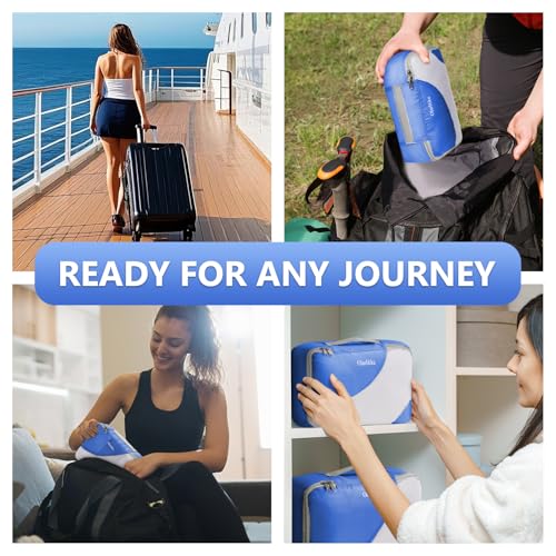 Image of 8 Set Packing Cubes for Travel, Gifts for Women Mom,Anti-Tearing Suitcase Organizer,OlarHike Vacation Essentials & Accessories for Cruise Ship