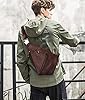 FANDARE Anti-Theft Sling Chest Pack for Men Genuine Leather Crossbody Shoulder Bag Segmented Crossover Backpack Business Travel Cycling Camping Hiking One Strap Backpack Daypack Waterproof Dark Brown #1