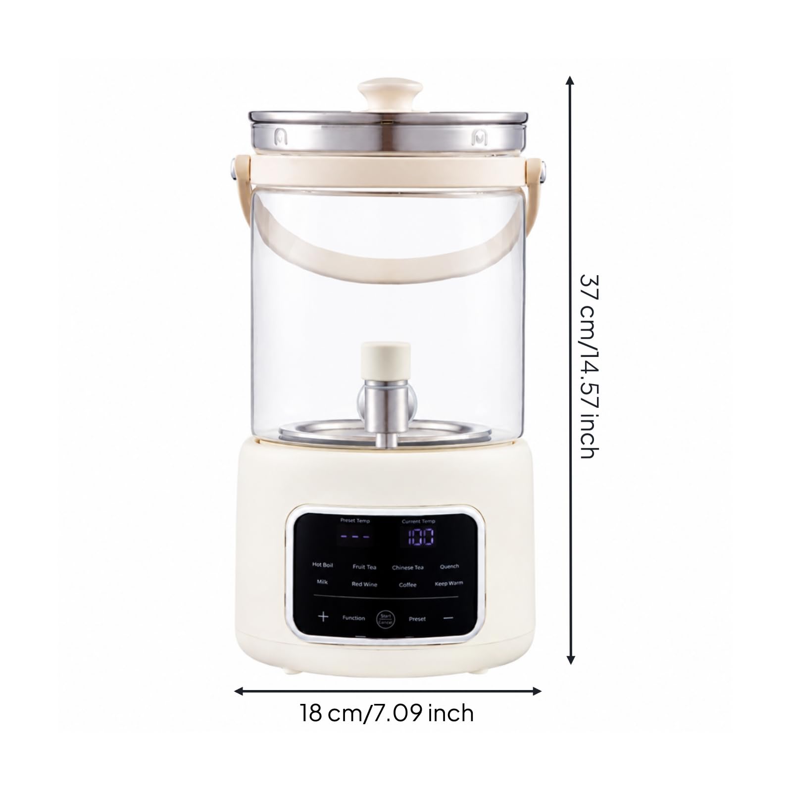 Bollit Salute Elettrico da 3 Liters Dispenser di Calda Istantanea Digitale Teiera Elettrica per
