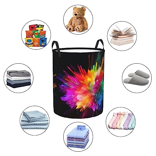 Panier à linge autonome Color Explosion pliable contre le désordre - 7