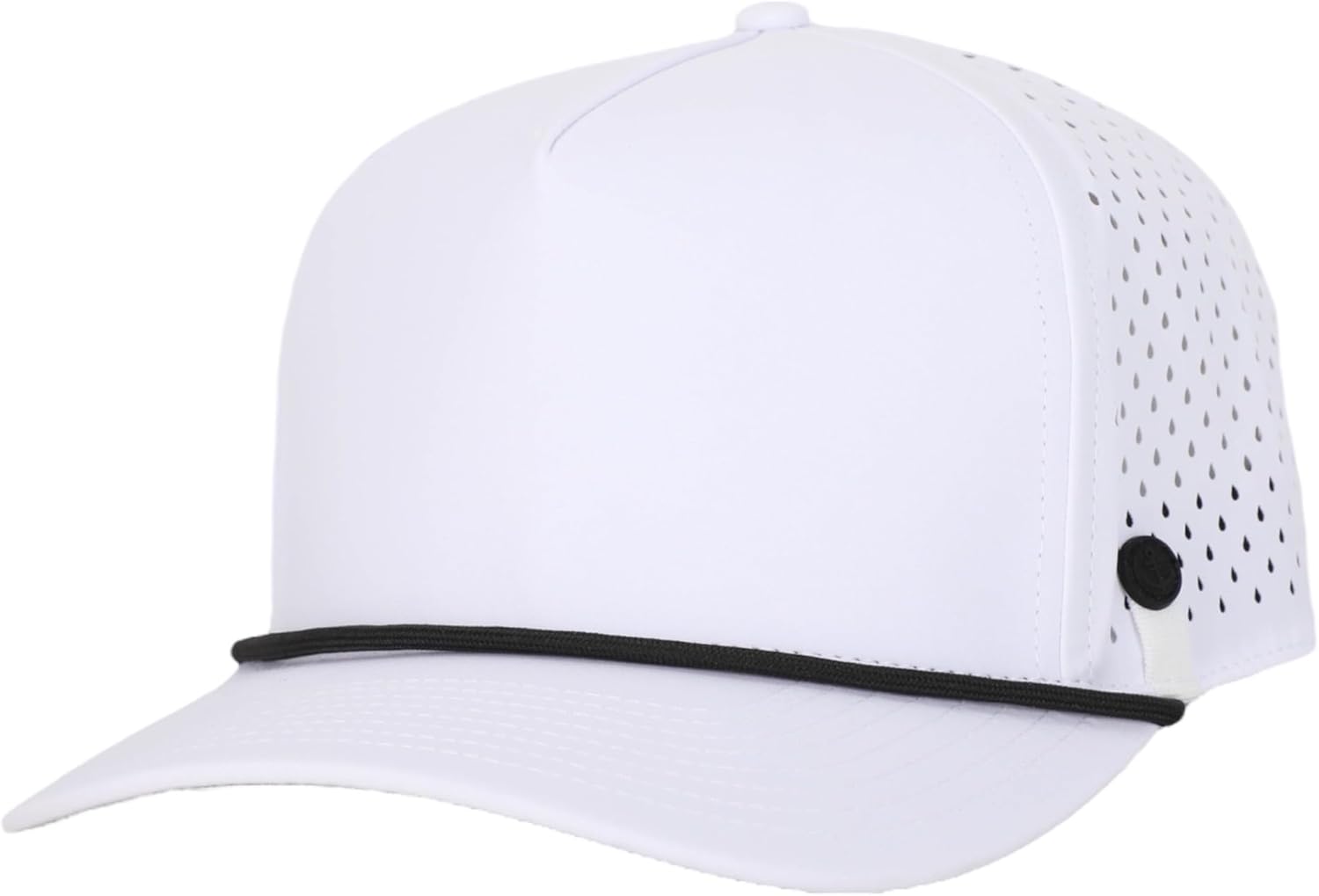 ANKOR Performance Golf Rope Hat - UPF 50 Water Resistant Lightweight Thermoflex Snapback, Men’s Hat Golf Tee Design Holder