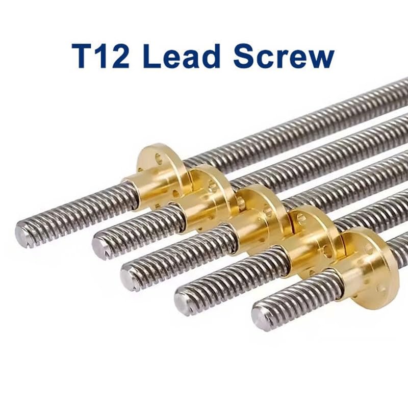Vis SUS T12 10mm for Kit d'écrou de broche trapézoïdale d'imprimante(600mm)