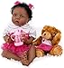 Milidool Black Reborn Baby Dolls Girl Lifelike Weighted African American Newborn Girl Dolls 22 Inch Baby Dolls That Look Real Girls Realistic Baby Dolls Girl with Teddy Gift Set