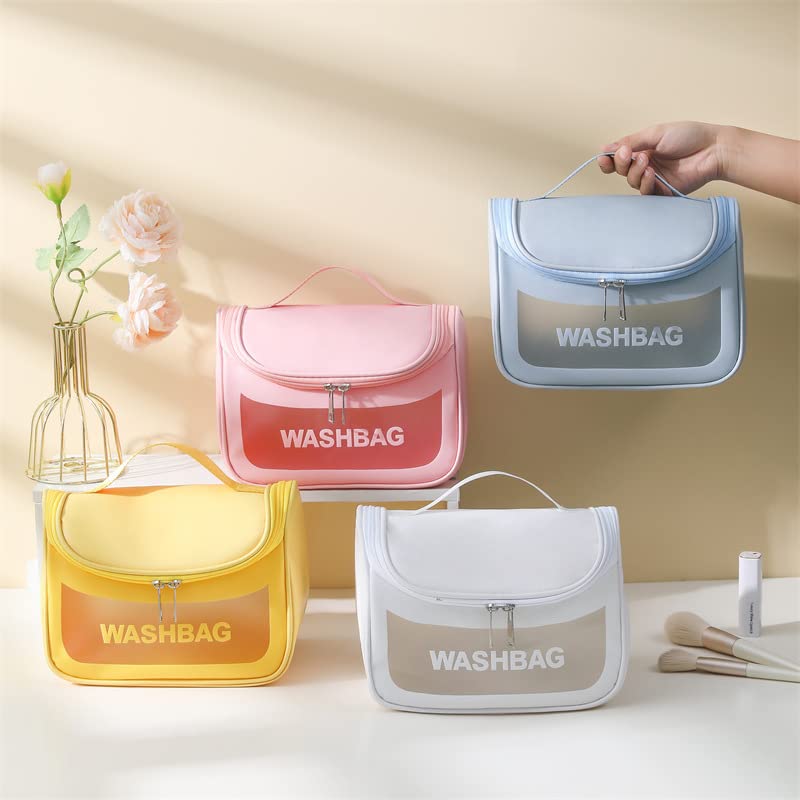 Miniatura 9 de LEJN Neceser Bolsa de viaje Bolsa de maquillaje resistente al agua Bolsa de cosméticos Organizador de viaje Contenedor de tamaño completo Artículos