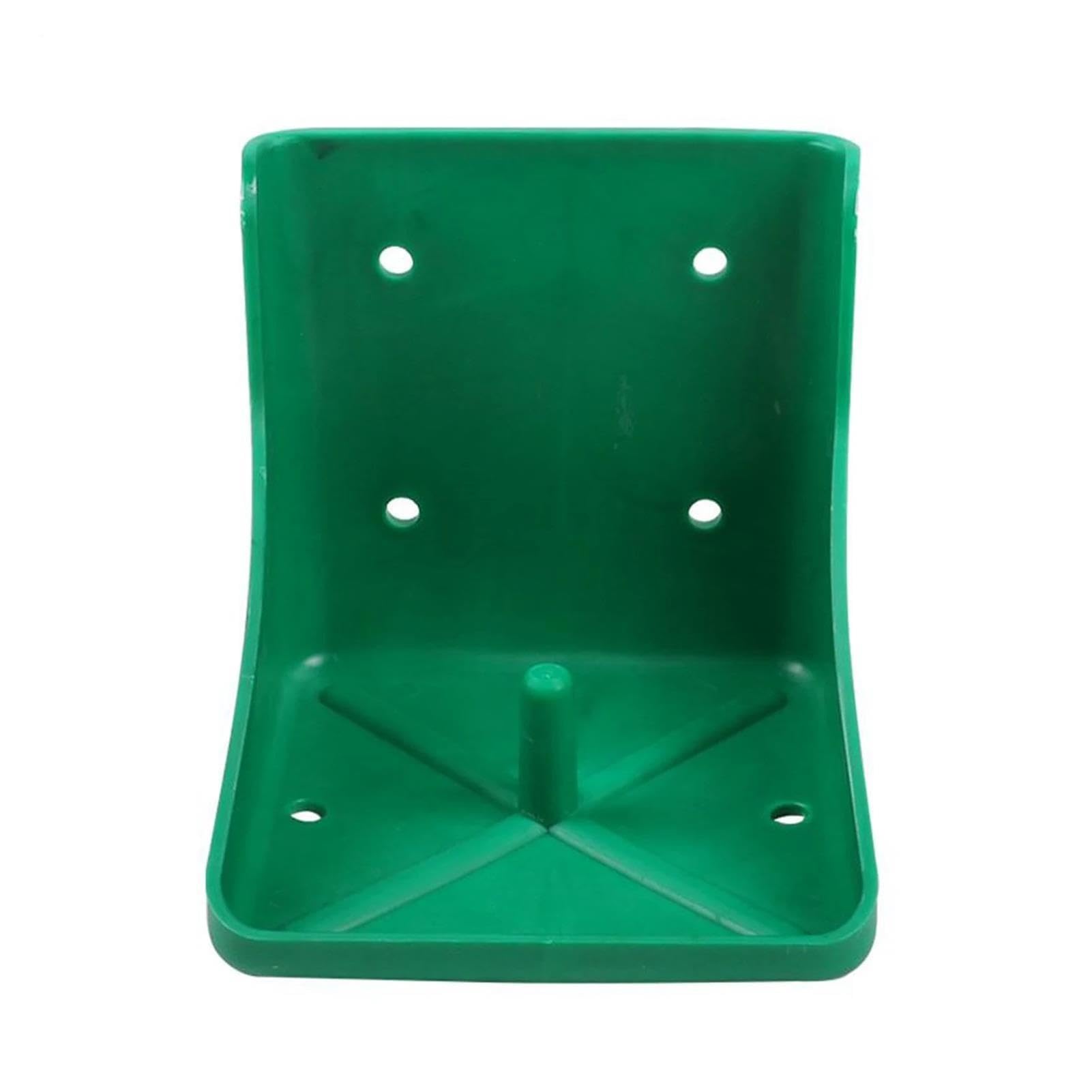 Supporto per blocchi di sale, 2 pezzi, supporto per blocchi di sale minerali, per mucca, cervo, capra, pecora, bestiame, leccare il bestiame in cortile (verde)