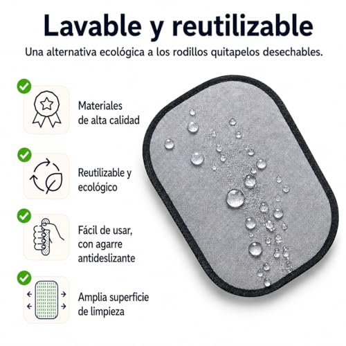 Miniatura 4 de Zenithyren Quita Pelos Mascota 2 Piezas Material Grueso Reforzado Y Tecnología Electrostática Reforzada, Guante Quitapelos Para Gatos Y Perros