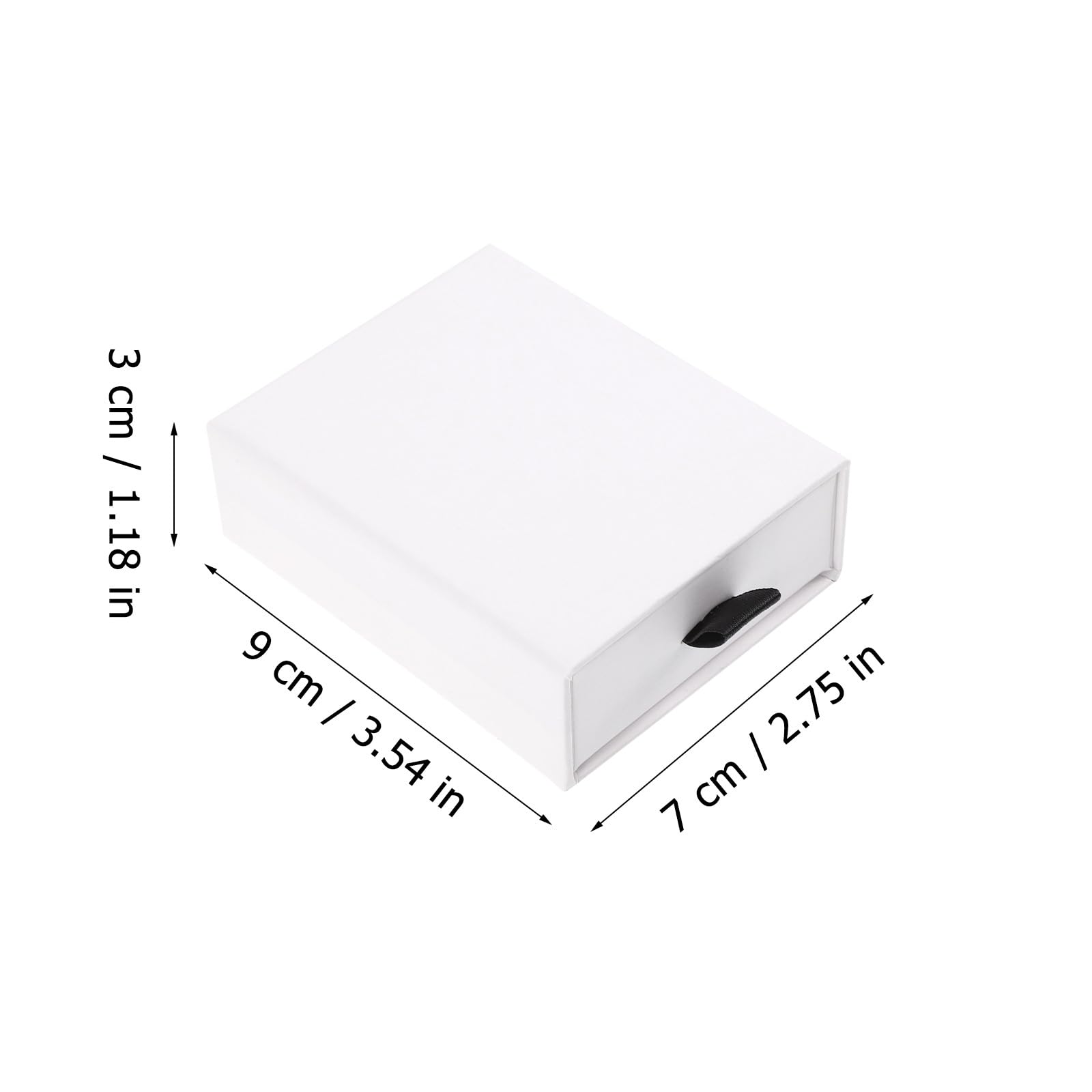 MAGICLULU Scatole per Gioielli 20 Pezzi in Carta Bianco Design a Cassetto per Conservare e Regalare Collane, Orecchini, Anelli e Bracciali