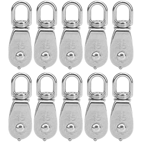 Polea de Bloque Única M15 de Acero Inoxidable Mutuer Cover