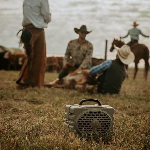 Image of Turtlebox Original Gen 3: Portable Outdoor Bluetooth Speaker - Ultra-Loud (120dB), Waterproof (IP67), Rugged, Impact-Resistant, 3-Day Battery | Party Mode: Unlimited Pairing for Stereo Sound, Tan