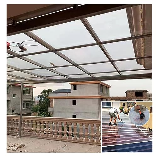 Panneau de Polycarbonate Transparent 1x10m pour Serre et Abri