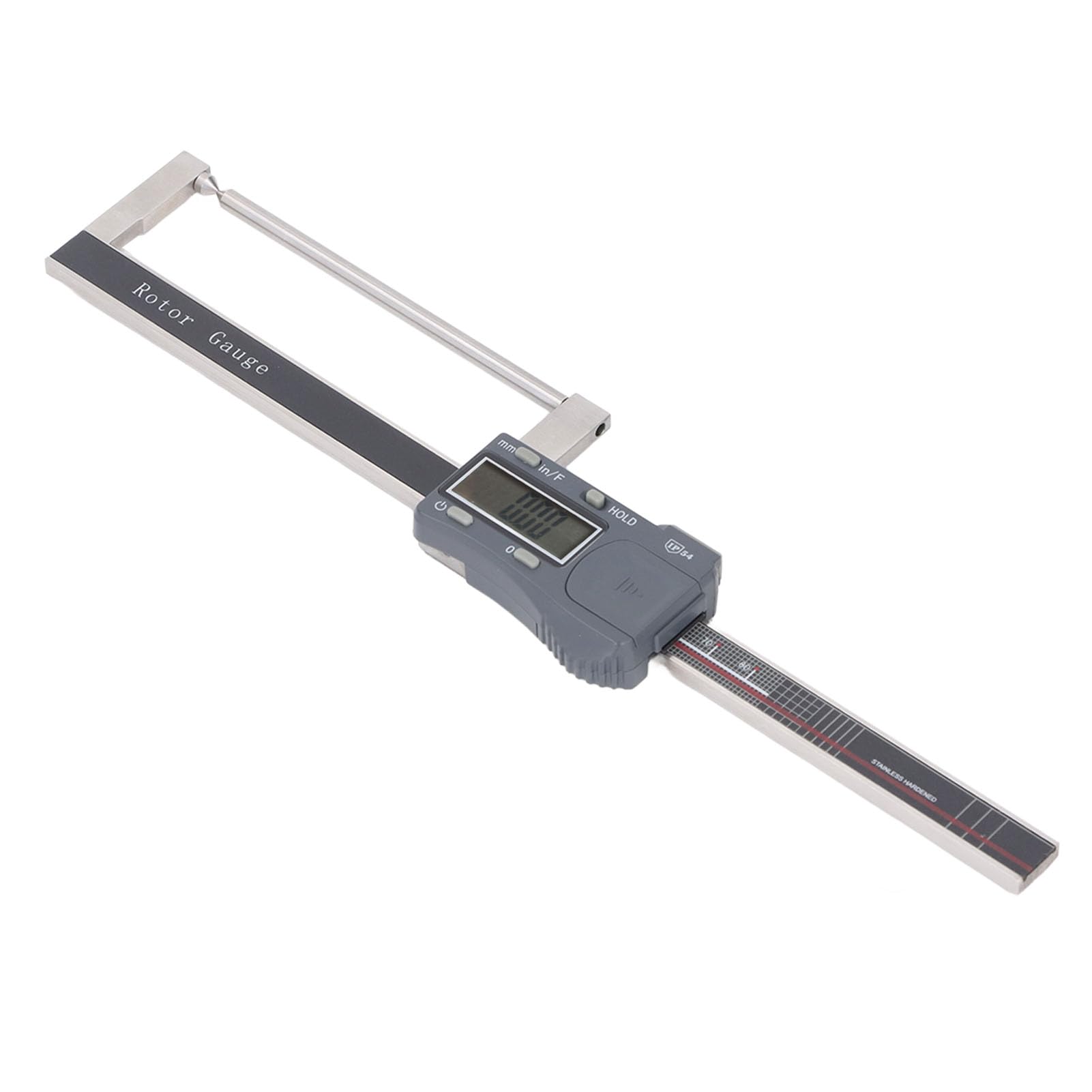 Mingzhe Medidor Electrónico de Medición del Rotor de Freno con Aplicación Versátil para Espesor Copa y Cucharón, Acero Inoxidable Duradero, 0-80 Mm