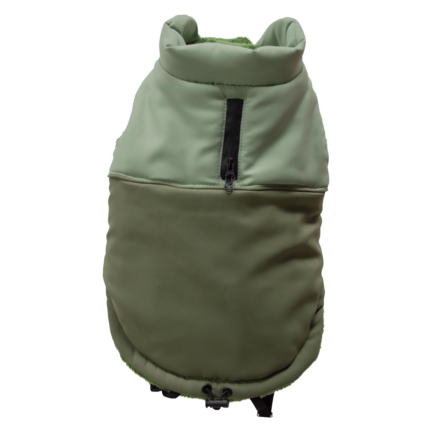 JACK AND VANILLA, 5Th Avenue Dogwalk Comfortable Stylish Fleece Jacket for Walks, Practical Pockets, Soft and Breathable Fabric, XXL, Trendy Green