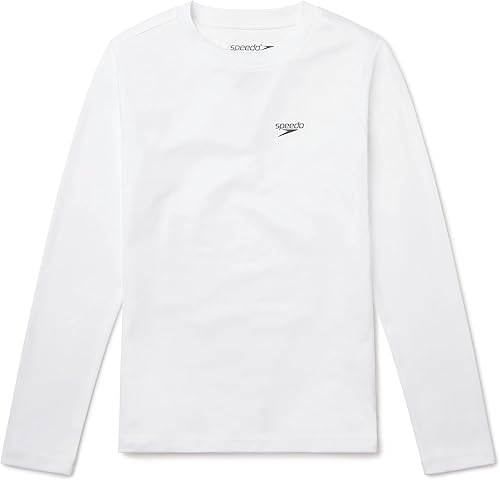 Speedo Camiseta de natación de manga larga con estampado UV para niño