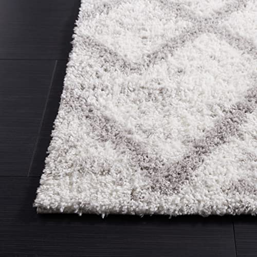 Tapete SAFAVIEH Berber Shag 165x231 cm Gris e Ivory miniatura 4