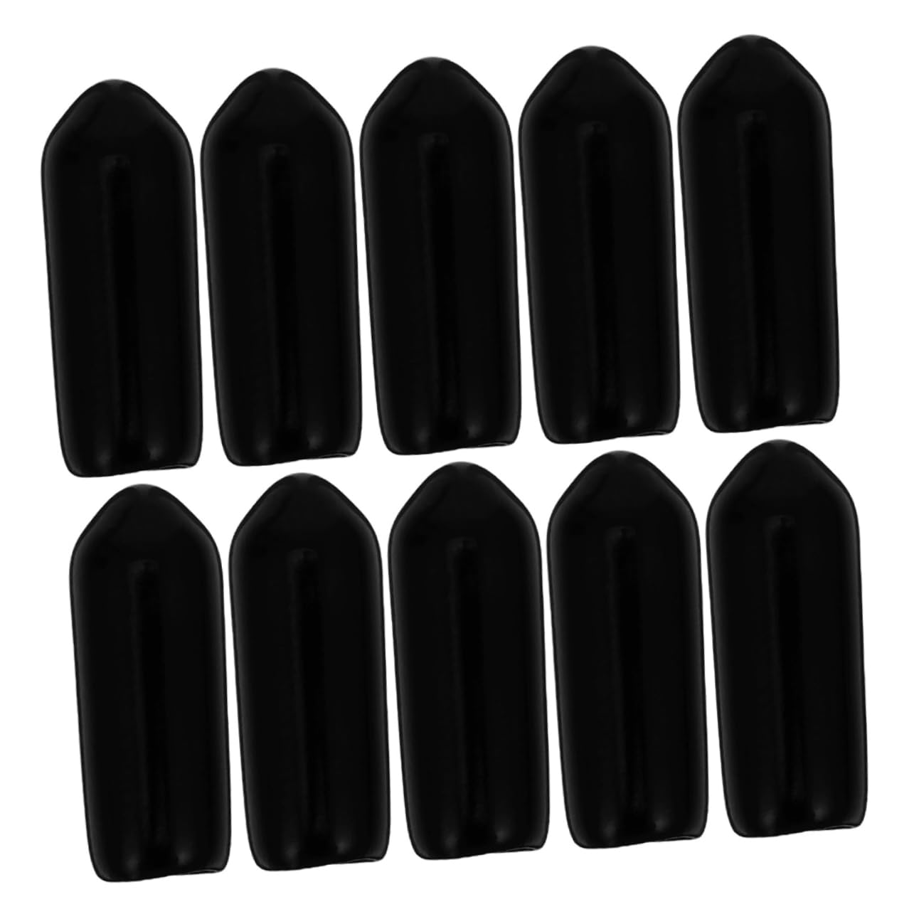 OKUMEYR Flexible Screw Caps Assortment 200 Pcs Rubber End Cap for Hose Connector Cap Vacuum Plugs Thread Safety c