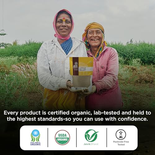 Image of Pure & Sure Organic Little Millets | Organic Healthy Food | Certified for Weight Loss | Gluten-free, Non-GMO, No Trans Fats | 500g