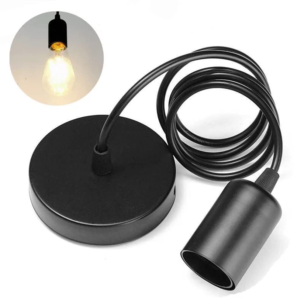 Kit Suspension E27, Hanging Lamp Socket Cord Set for Home Decor 220-240V