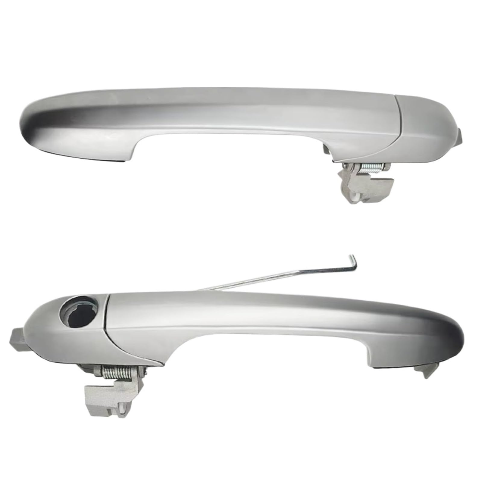XIAOYANS Car Exterior Door Handles for Alfa for Romeo 147 2000-2010 LHD Exterior Door Handle Front Left Or Right 156073261 156073259 Outer(LHD Front L R)