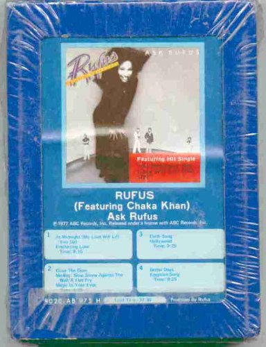 Rufus - Ask Rufus (Featuring Chaka Khan)[Original 1977, 8-TRACK TAPE ...