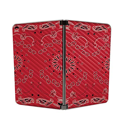 Image of MIGHTY SKINS Carbon Fiber Skin for Microsoft Surface Duo - Bandana | Protective, Durable Textured Carbon Fiber Finish | Easy to Apply, Remove, and Change Styles | Made in The USA (CF-MISURDUO-Bandana)