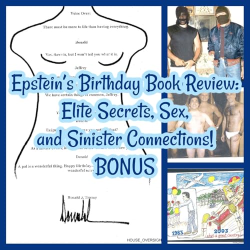 Epstein’s Birthday Book Review: Elite Secrets, Sex, and Sinister Connections BONUS cover art