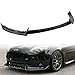 EPARTS 3 Pieces Style Front Bumper Lip Spoiler Splitter Chin Side Body Kit Trim Protection Compatible with 2012-2014 Ford Focus ST Hatchback Models Only (Painted Black)