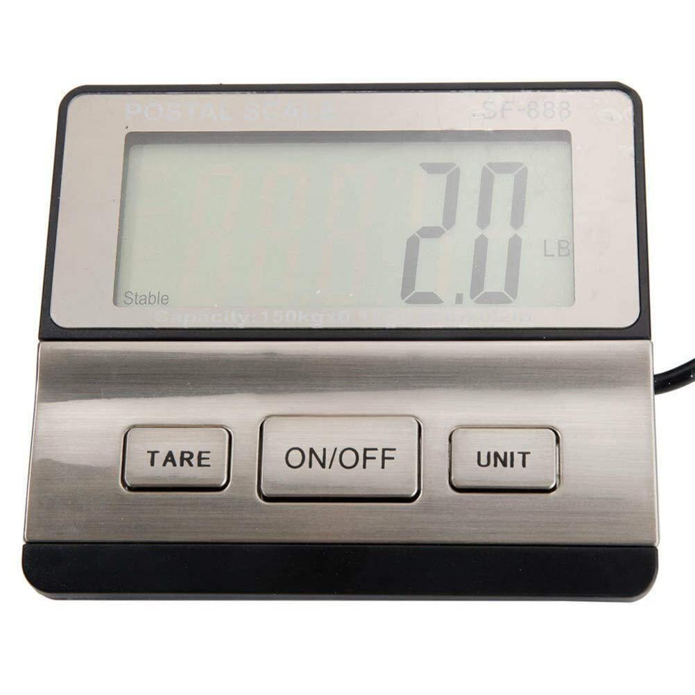 Balanza Digital de Plataforma, balanza electrónica de Piso Resistente y Plegable, Pantalla LCD de Alta definición, cálculo de Precios de Paquetes de Equi,