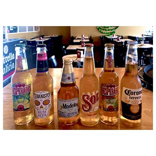 Andale! Pack de Cervezas Mexicanas - Cervezas de Mexico (Mejico) - Desperados Mojito, Desperados, Cerveza Modelo, Cerveza Cubanisto, Cerveza Sol, Cerveza Corona (Coronita)
