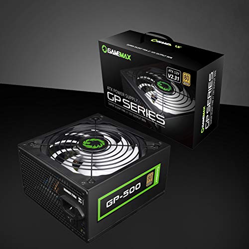 Game Max GP500 500w 80 Plus Bronzo Wired Alimentatore