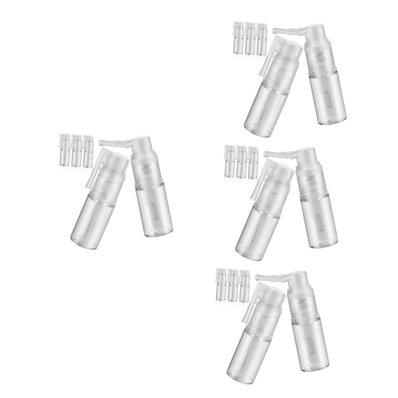 Baluue Lot De 4 Vaporisateurs De 14 Ml Pour Barbier Applicateurs De Fibres Capillaires Portables Et Réutilisables 5 Pièces X 4