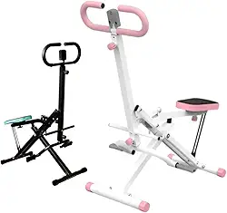 Máquina de Exercício Remo e Agachamento Grande Musculação Fitness 2 em 1 Treino Profissional Academia Gym Lifestyle Branco ou Preto - Lojas Tahara