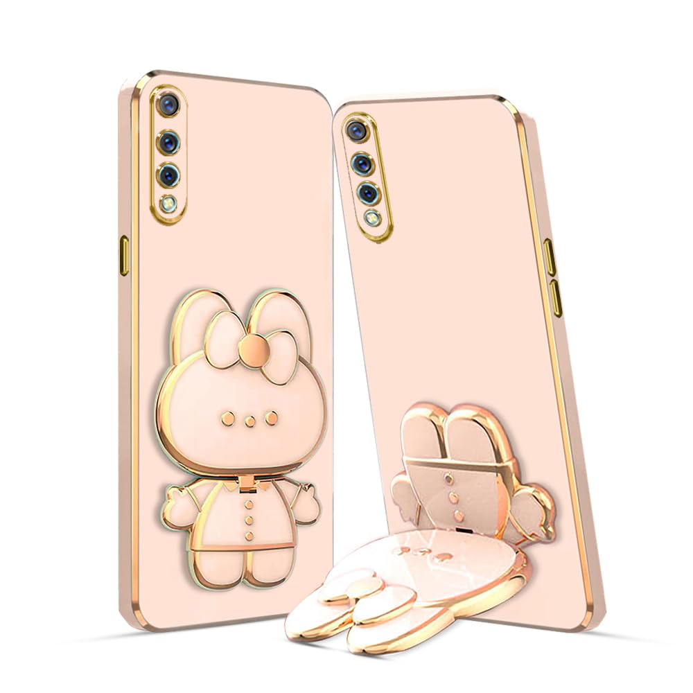 KARWAN®️ 3D Cat Back Cases and Covers Compatible for Vivo S1 Kitty Cat Back Cover Case with Stand and Mirror | Camera Protection | Anti-Slip | Folding Stand - Pink (B0CCDRJWKQ) Amazon Price History, Amazon Price Tracker