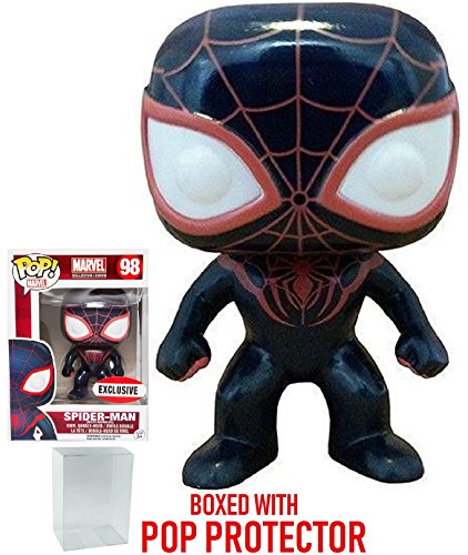 Funko Pop! Marvel: Ultimate Spider-Man Miles Morales Collectors Corps Exclusive Vinyl Figure (Bundled with Pop Box Protector Case)