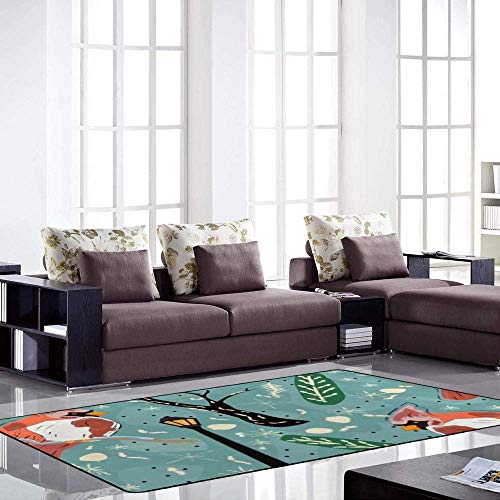 Tapis de sol doux velours corail grand tapis de salon polyester coton stretch