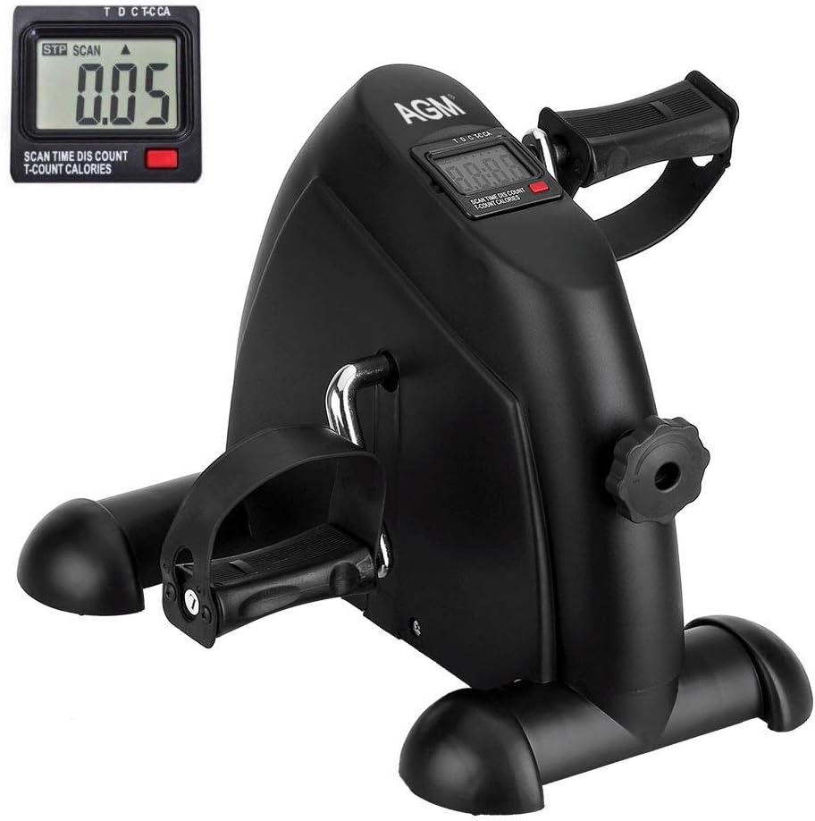 YOSUDA Under Desk Bike Pedal Exerciser - Mini Cycle Exercise Bike for Leg/Arm Pedder Portable