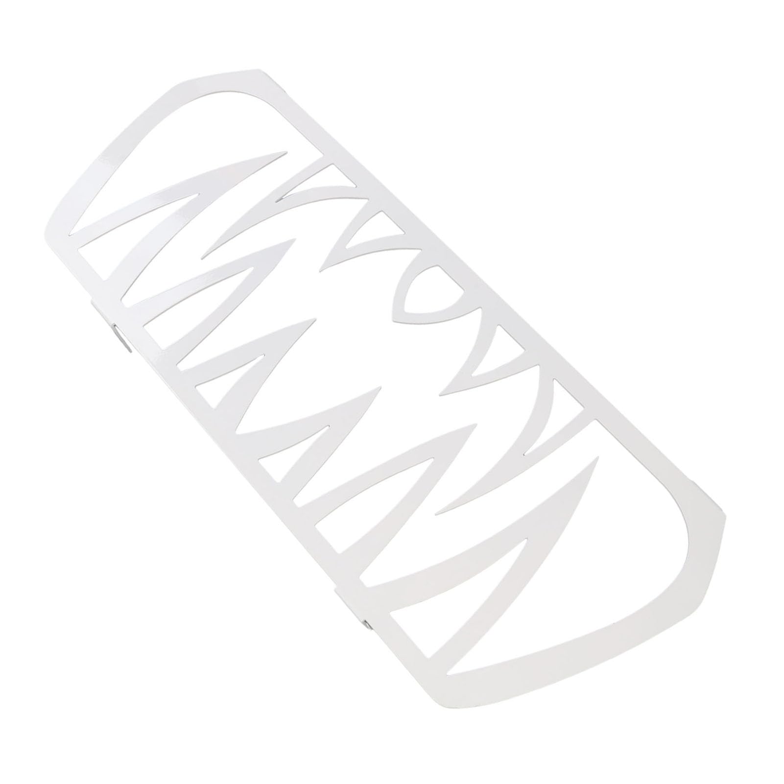 Dioche Ryker Insert de Dents de Calandre Avant en Aluminium avec Revêtement en Poudre, Aspect Cool, Antirouille et Léger pour (WHITE)