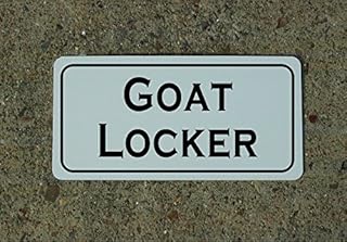 Goat Locker Sign for Navy Military Room US USA American Chief Petty Officer