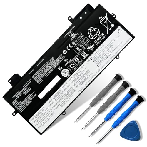 Image of 57Wh L20M4P71 L20C4P71 Laptop Battery Compatible with Lenovo ThinkPad X1 Carbon 9th Gen / X1 Yoga 6th Gen Series SB10T83216 5B10W13973 L20D4P71 SB10T83217 5B10W13972 15.44V 3695mAh