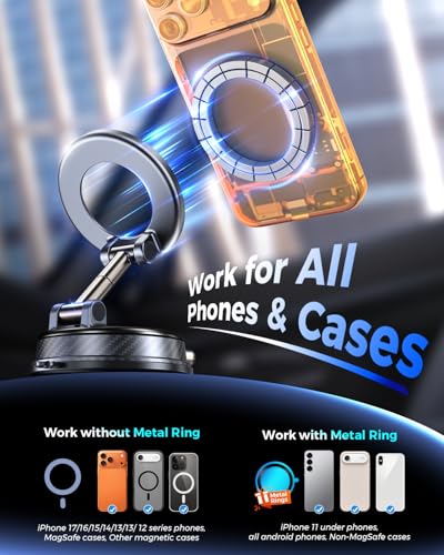Magnetic Car Phone Holder, for Magsafe Car Mount, Phone Holders for Car - image 7