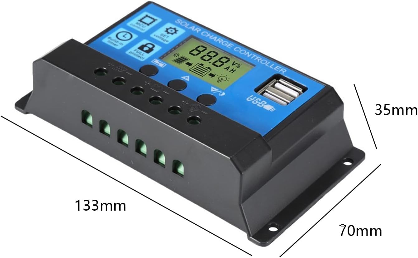 1Pcs 30A 20A 10A Solar Charger Controller 12V 24V ... – Grandado