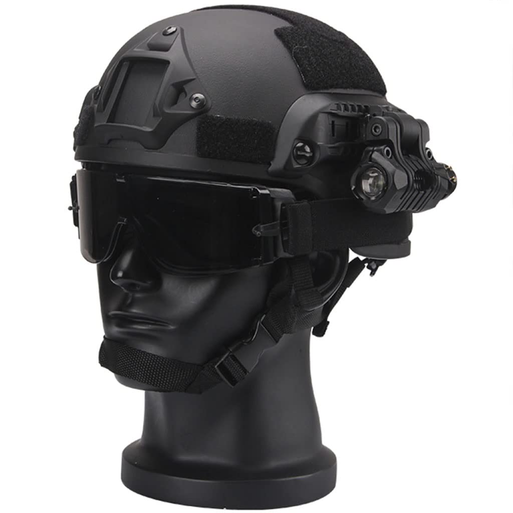 Amazon.co.jp: ミリタリーヘルメットセット、高機能EPPパッドと防水