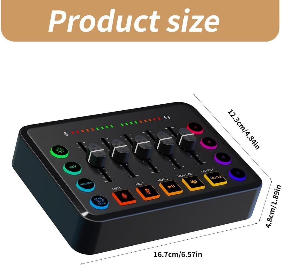 F9 Professional Karaoke Sound Card Singing Recording Live Sound Card