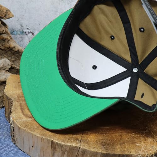 Image of WHISKEY BENT HAT CO. Green Head Adjustable Snapback Outdoor Lifestyle Duck Hat