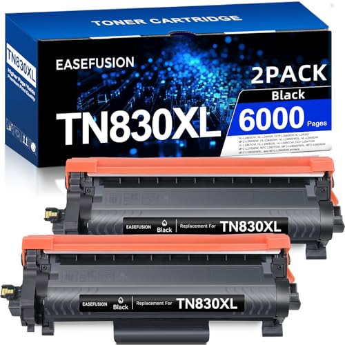 Image of TN830XL 830XL Toner for Brother Printer DCP-L2640DW HL-L2460DW Replacement for Brother TN-830 XL /V /R TN 830 XL TN-830XL Cartridge MFC-L2820DW HL-L2405W HL-L2400D Printer High Yield (TN830XL 2 Pack)