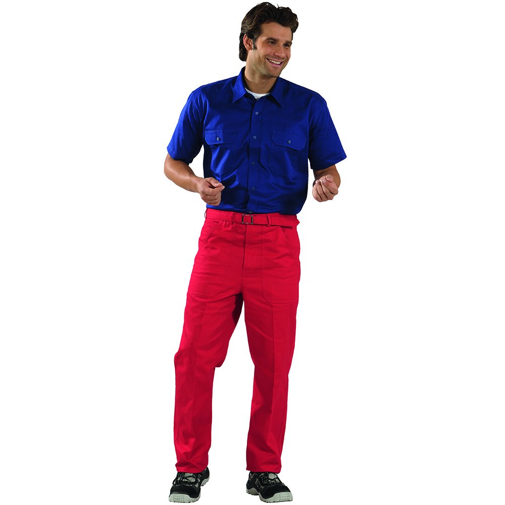 Planam 118024 pantalón rojo medio, rojo, 118064